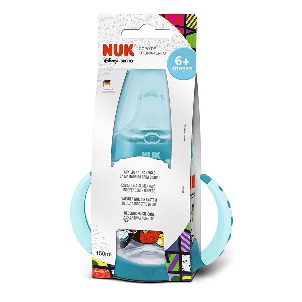 Copo 150Ml Treinamento Nuk Disney By Britto - Azul