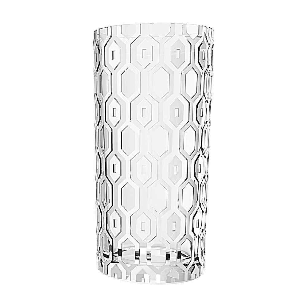 Copo Alto Favos Cristal Ecológico 370Ml A14,9Cm