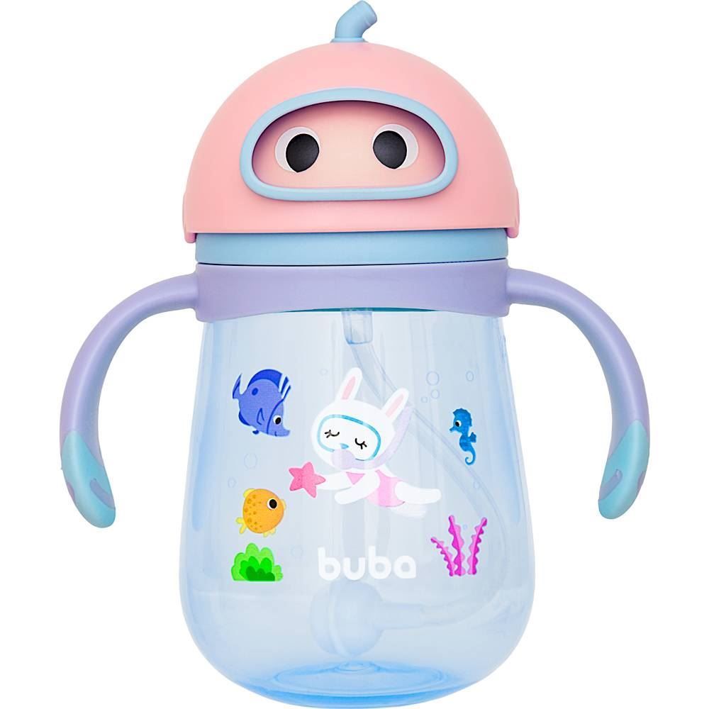 Copo Com Válvula Anti-Cólica Buba - Rosa Claro