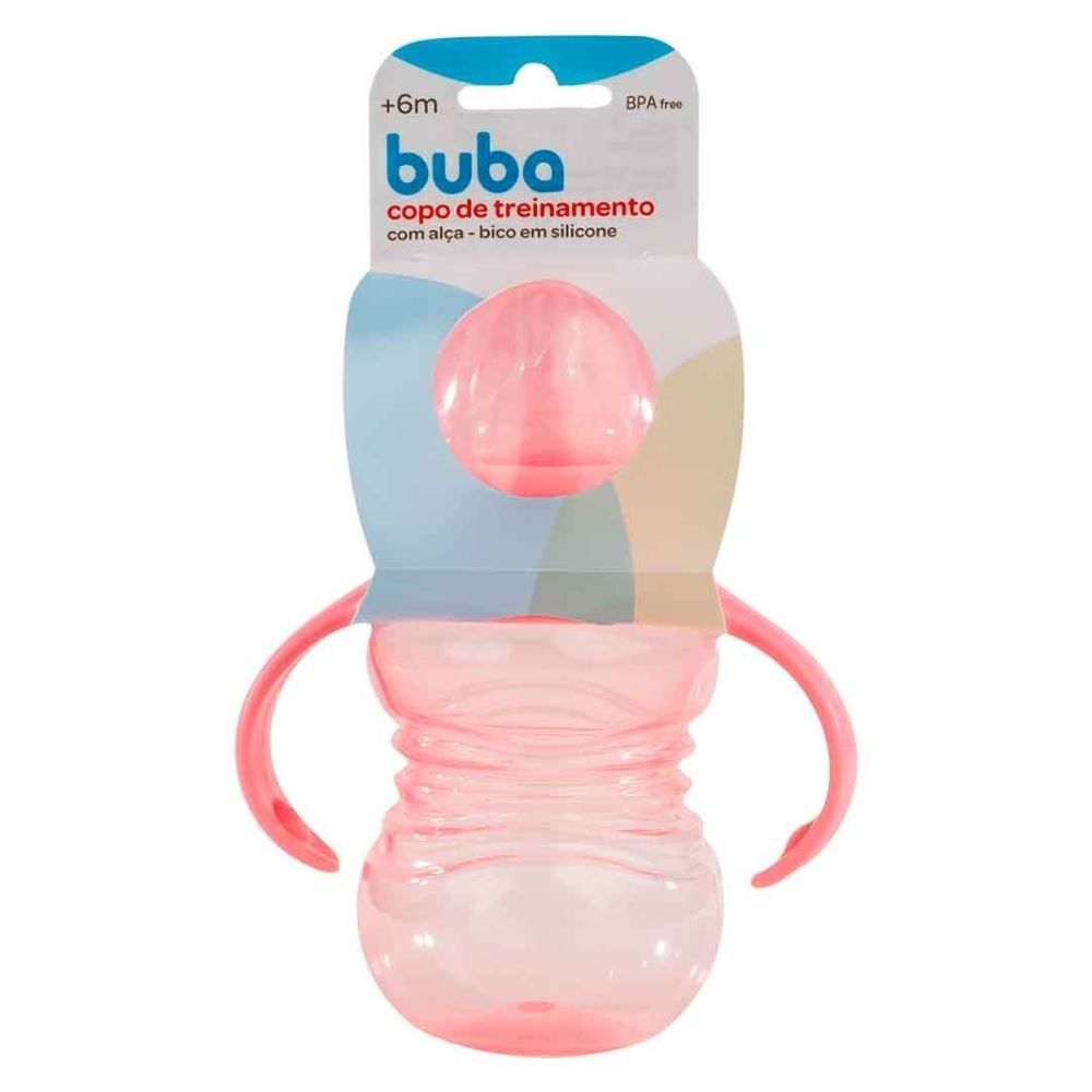 Copo De Treinamento Com Alça Removível Buba - Rosa