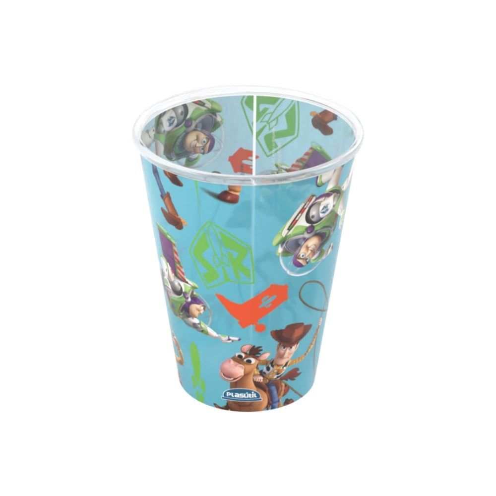 Copo Decorado Toy Story Plasútil 280Ml