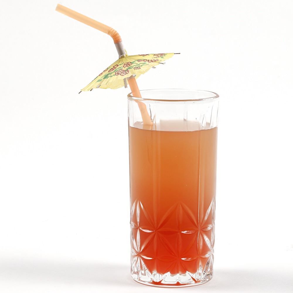 Copo Long Drink Flower Havan Casa 340Ml - Vidro Transparente