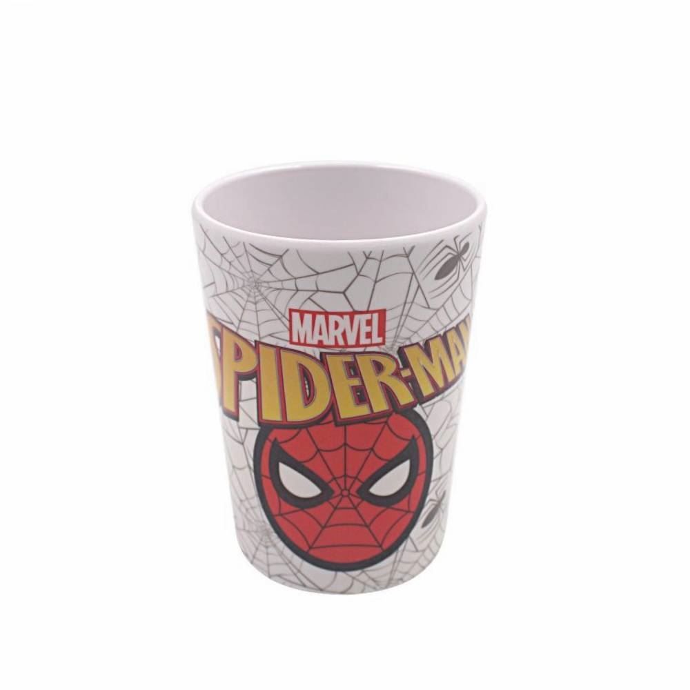 Copo Melamina Disney 305Ml - Homem Aranha Teias