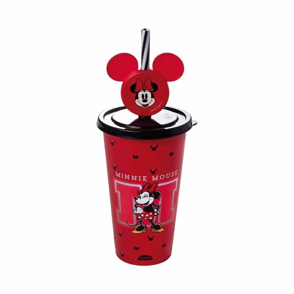 Copo Refri Com Pin Minnie Plasutil 500Ml