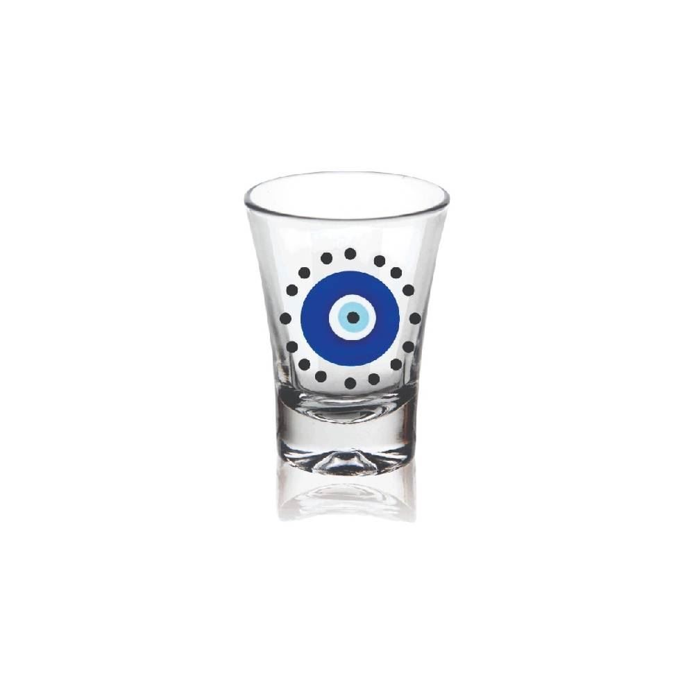 Copo Shot Campana Olho Grego 70 Ml - Sortido