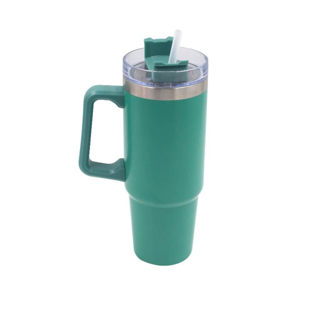 Copo Térmico Com Canudo Havan Casa 800Ml - Verde