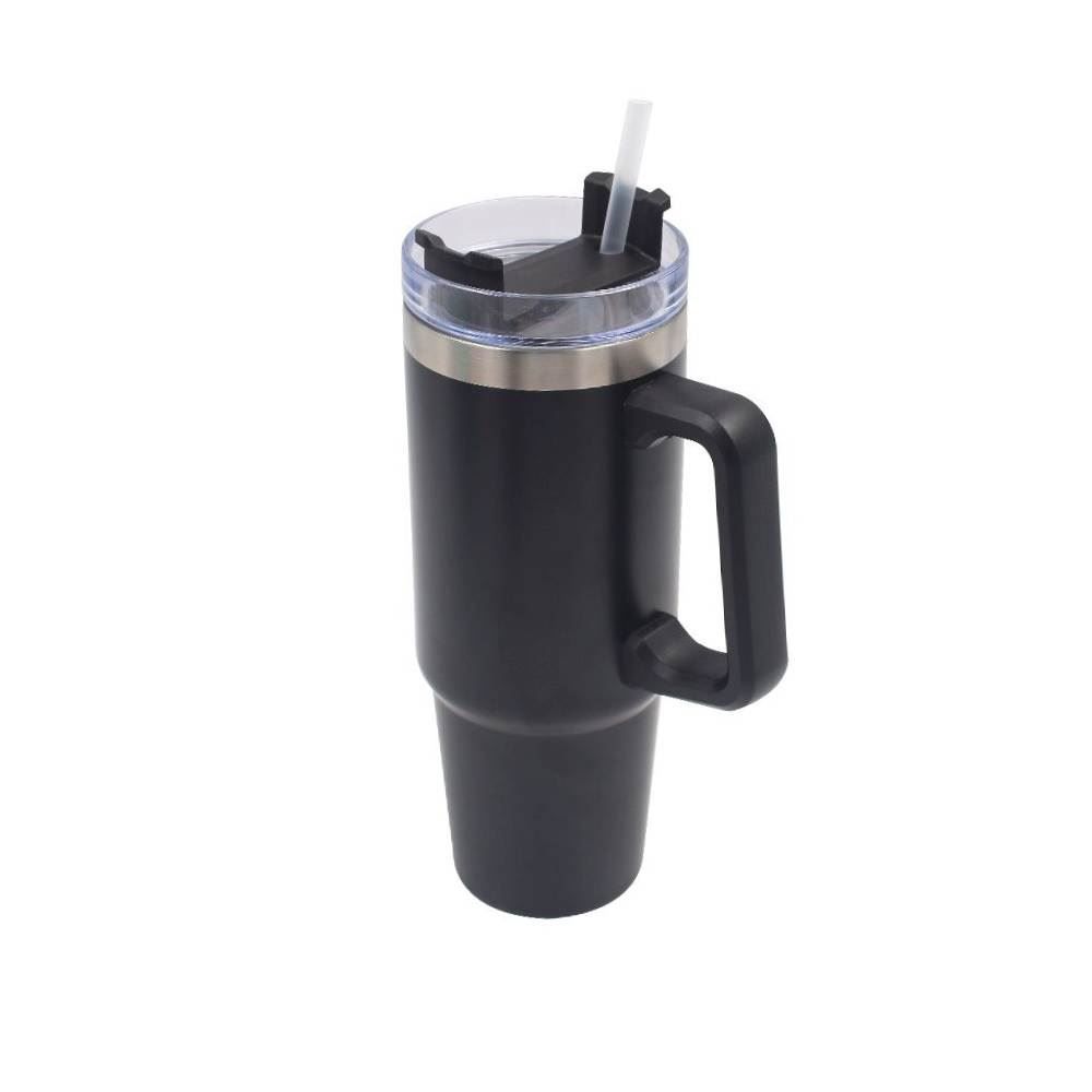Copo Térmico Com Canudo Havan Casa 800Ml - Preto