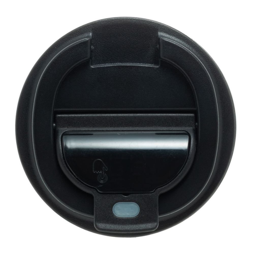 Copo Térmico Com Termômetro Motion Lyor 500Ml - Preto