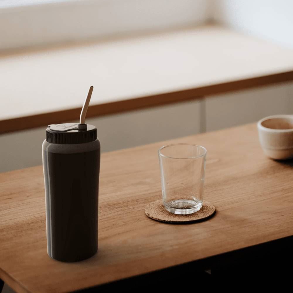 Copo Térmico Tererê 650Ml Unitermi - Preto