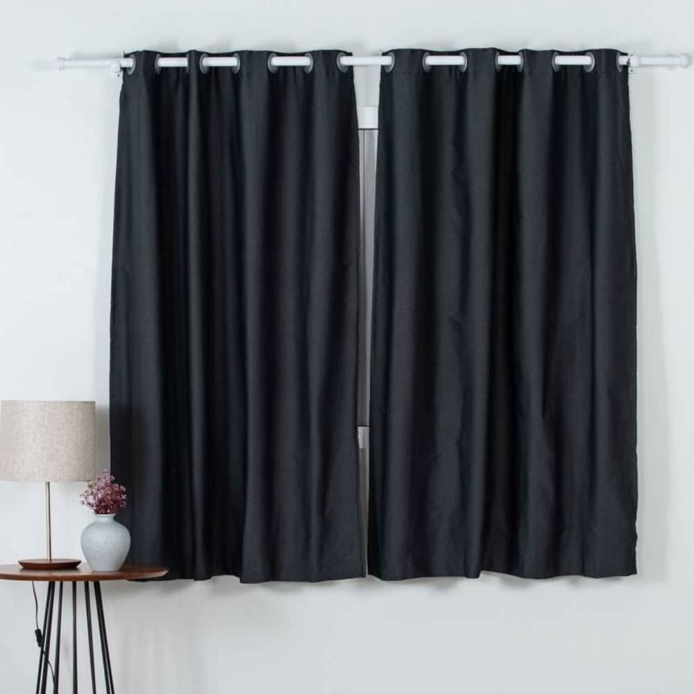 Cortina Para Quarto Ou Sala 2,60X1,70 Blend Havan Casa - Preto 