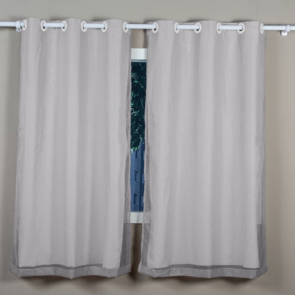 Cortina Blackout Pratika 2,00X1,60 M Lisa Slim Havan Casa - Grafite