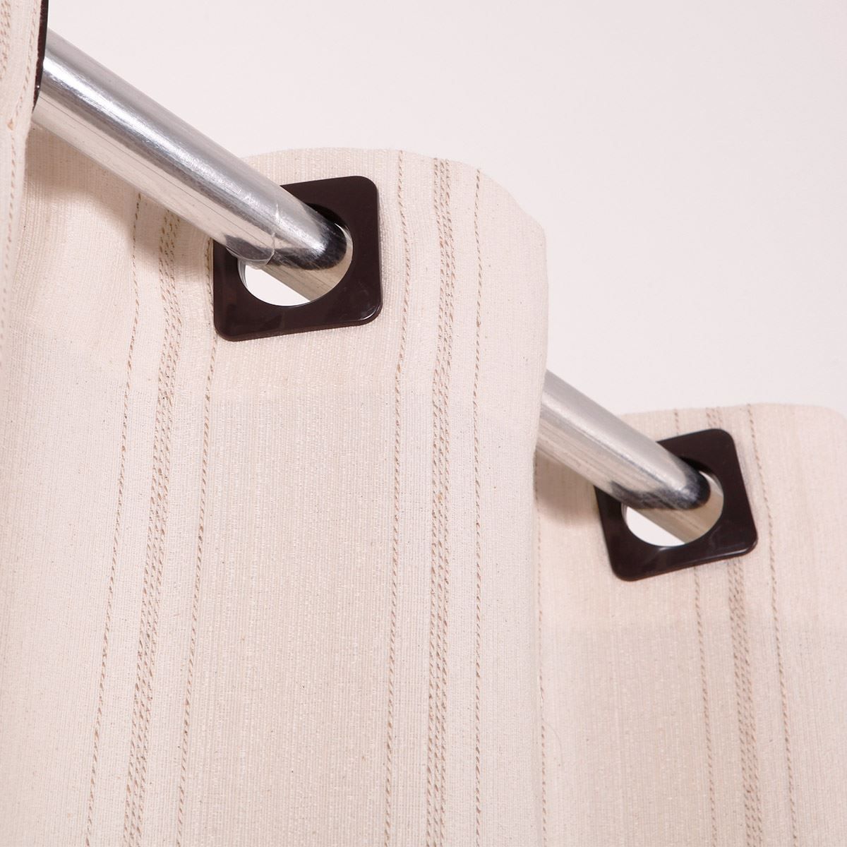 Cortina Chenille 3,00X2,50M Para Quarto E Sala - Bege