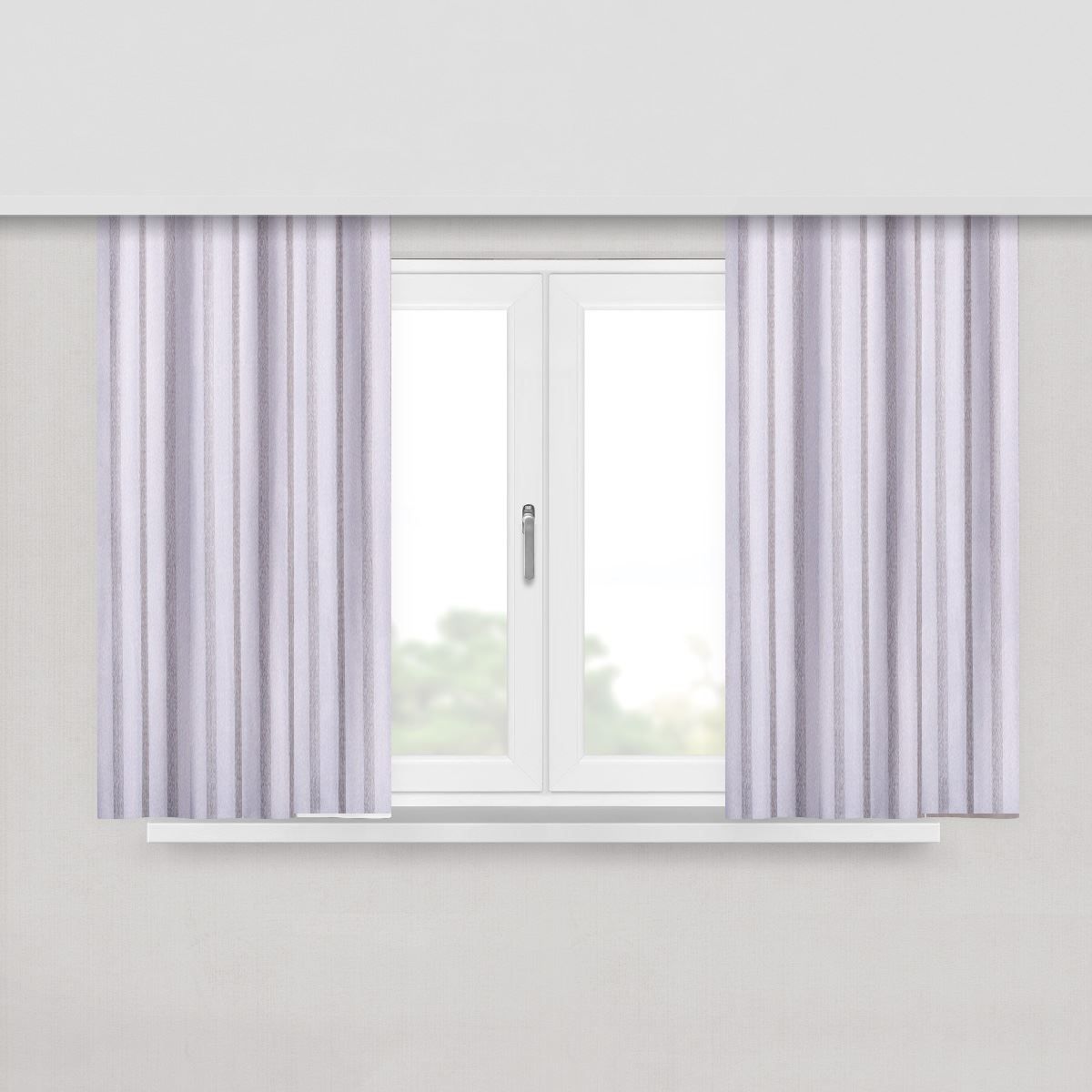 Cortina Para Cozinha 2,60X1,20M Poli Listra Havan - Branco