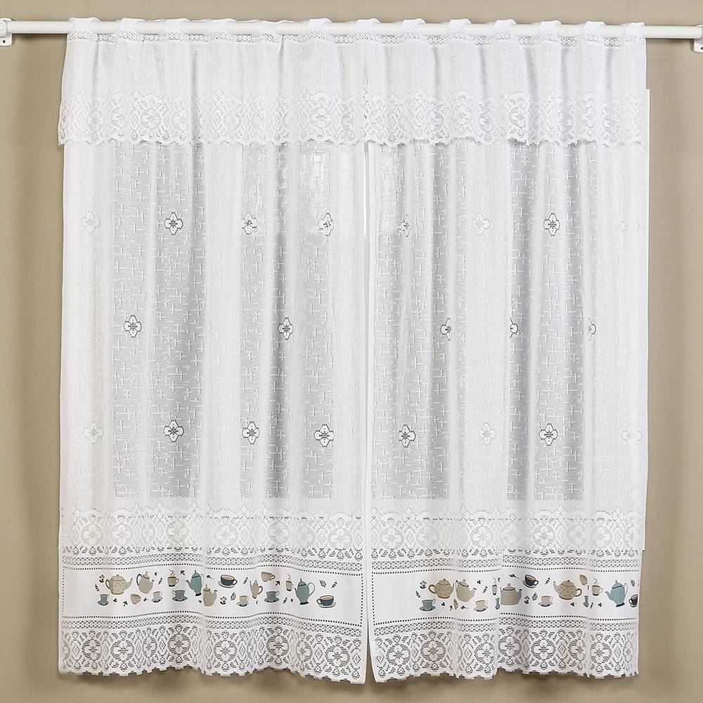 Cortina Para Cozinha Valencia Havan Casa - Chá da Tarde