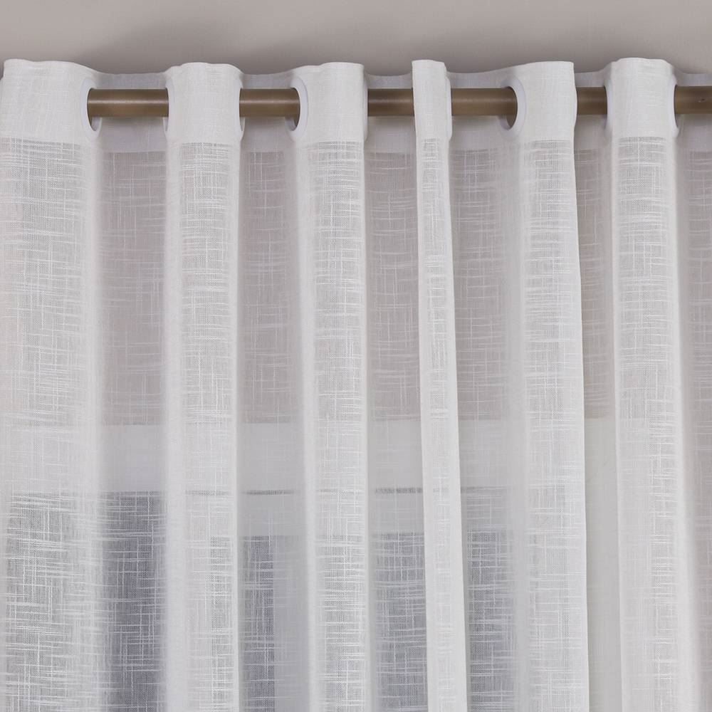 Cortina Rústica Luxor 4,20X2,30 M Havan Casa - Branco