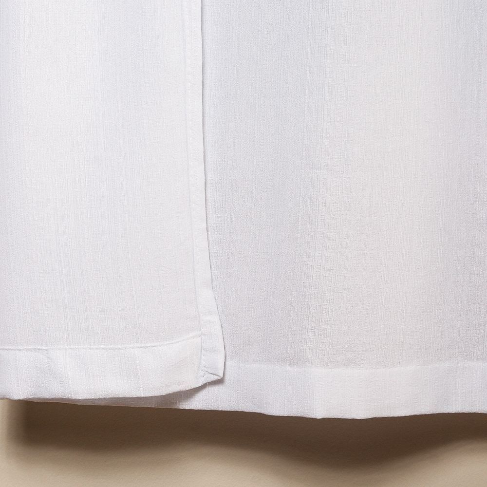 Cortina Para Sala Ou Quarto Rústica Veneza 2,40X1,70 M Havan Casa - Branco