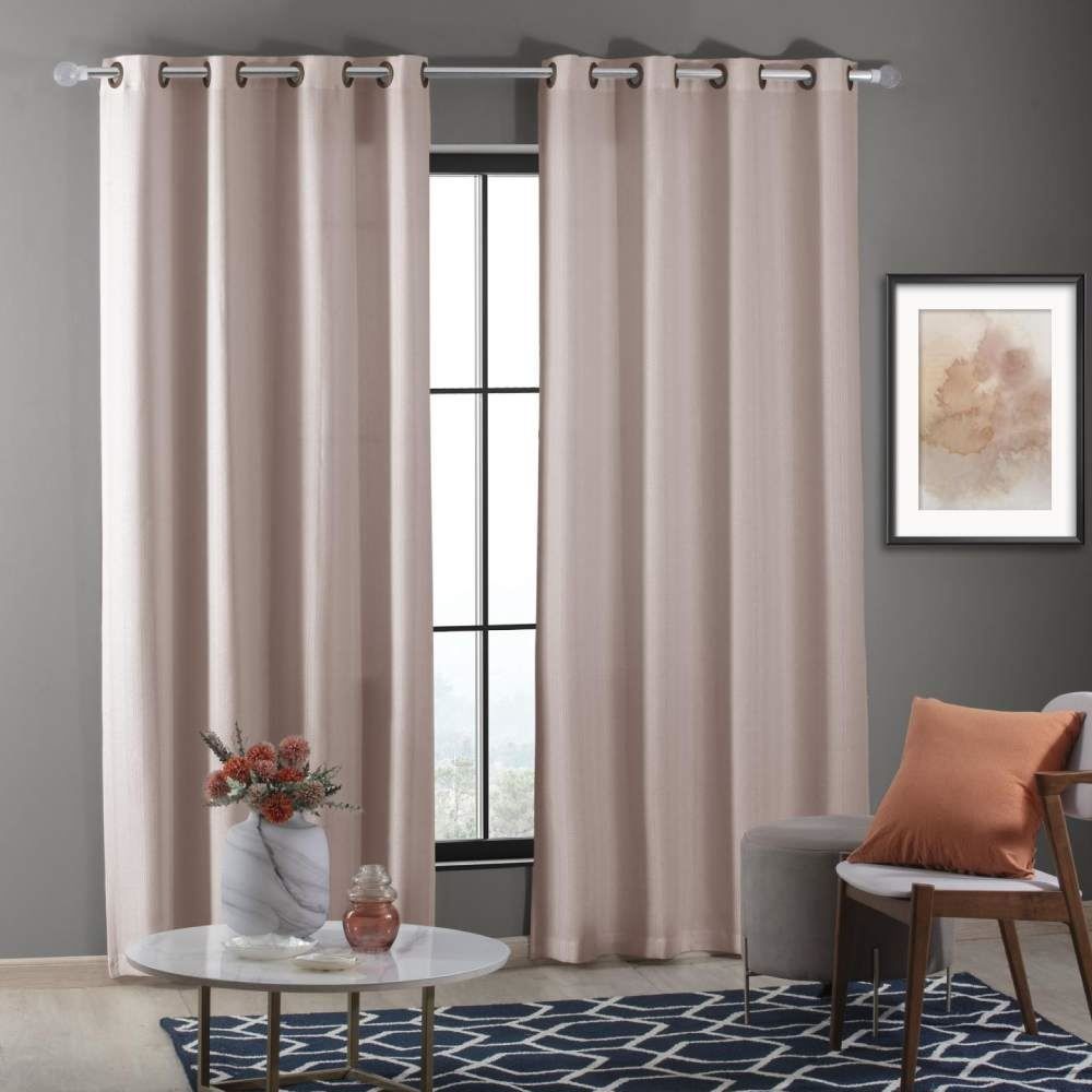 Cortina Veneza Para Quarto E Sala  2,60X2,30 M Rústica Havan Casa - Rose