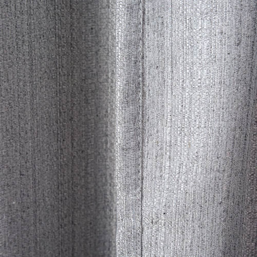 Cortina Veneza Para Quarto E Sala  2,60X2,30 M Rústica Havan Casa - Cinza Mescla