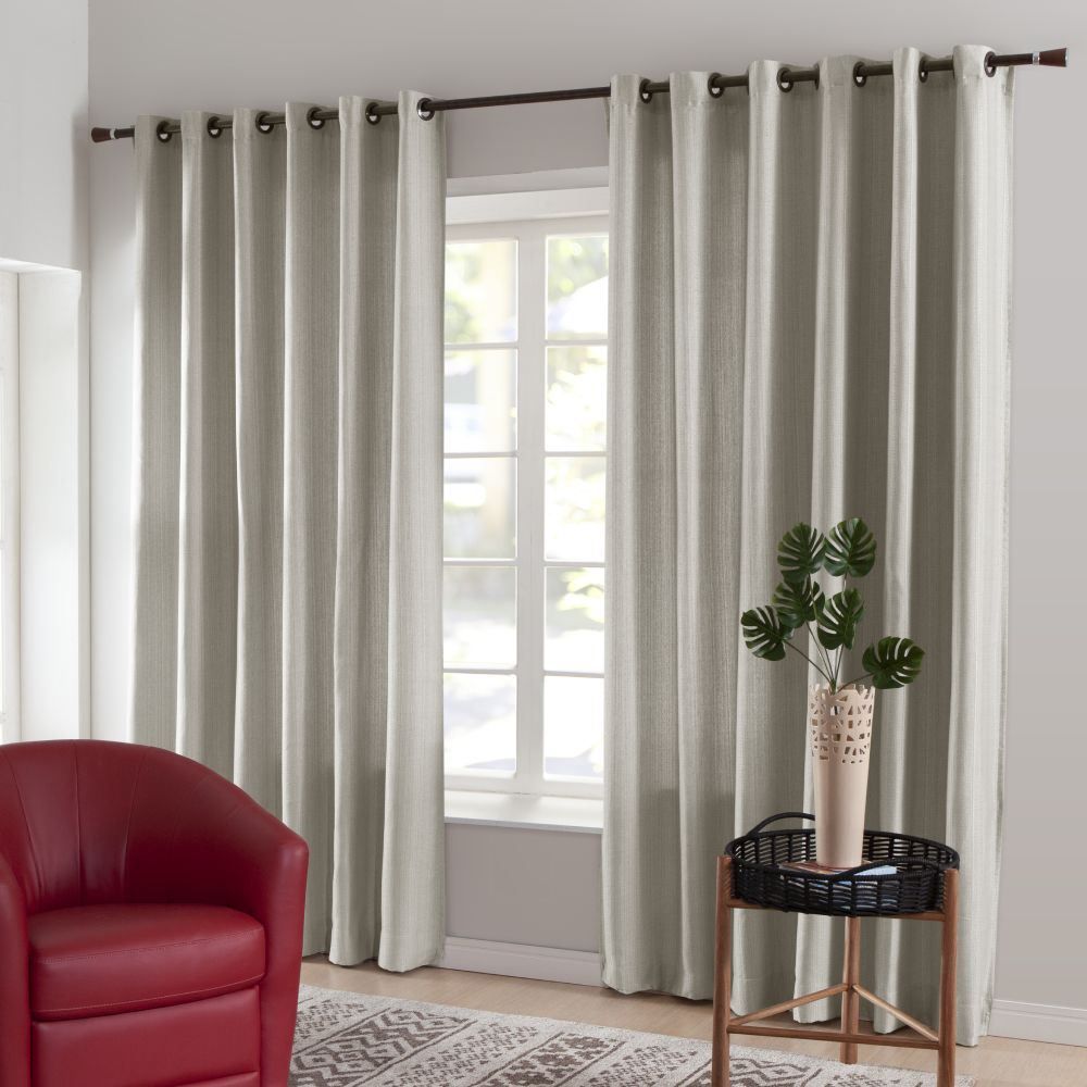 Cortina Para Quarto Ou Sala 4,00X2,30M Rústica Veneza Havan Casa - Sisal 