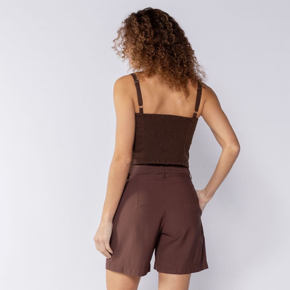 Cropped Feminino De Sarja Patricia Foster