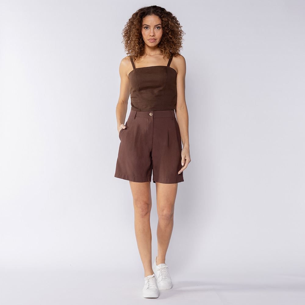 Cropped Feminino De Sarja Patricia Foster