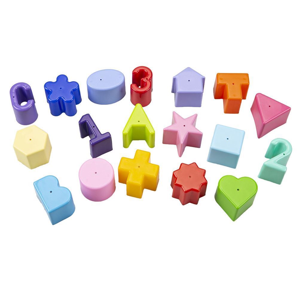 Cubo Didático Para Encaixar Mercotoys - Colorido