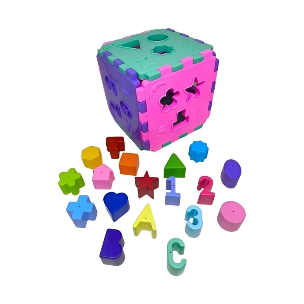Cubo Didático Rosa Encantado Mercotoys - 402