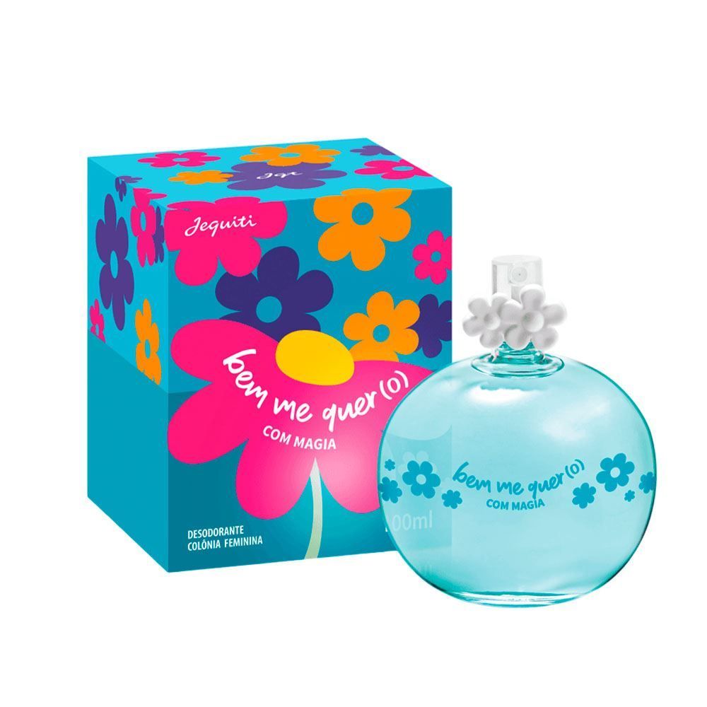 Deo Colônia Feminina Bem Me Quero Com Magia Jequiti - 100ml