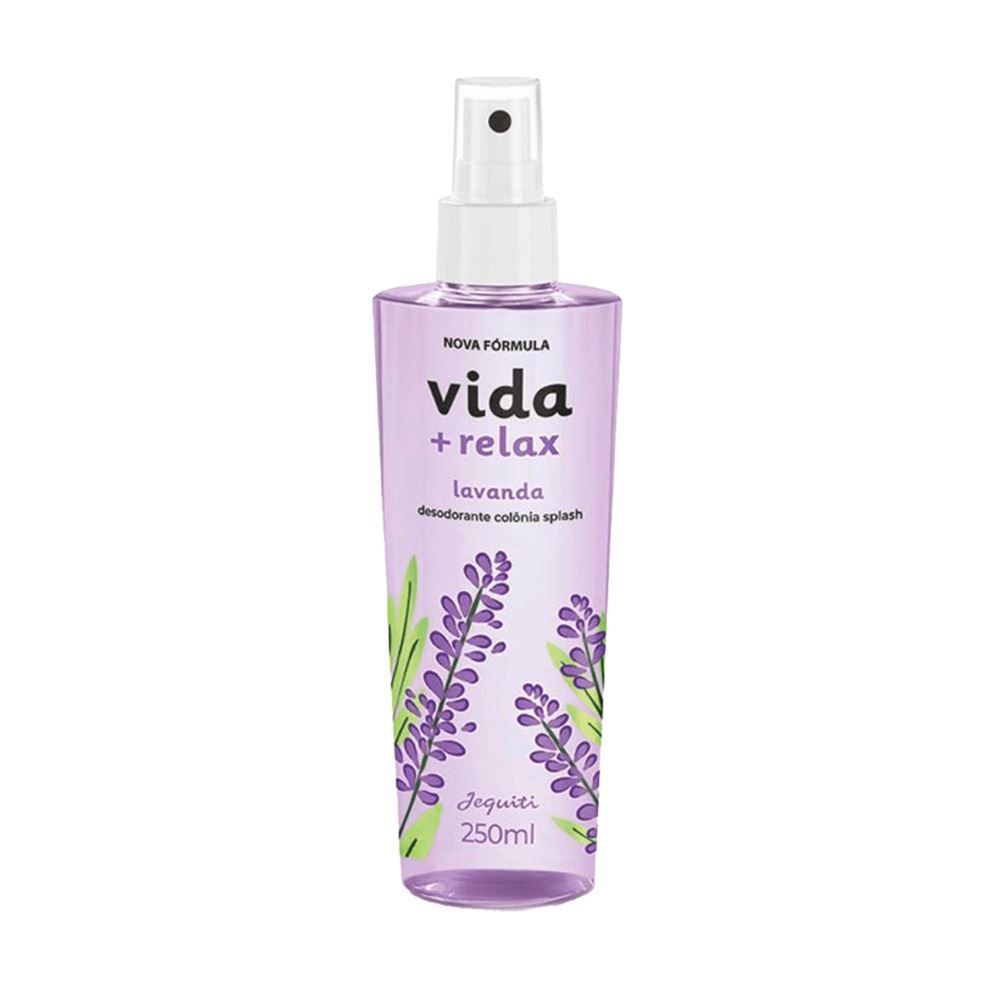 Deo Colônia Splash Vida Relax Lavanda Jequiti - 250ml