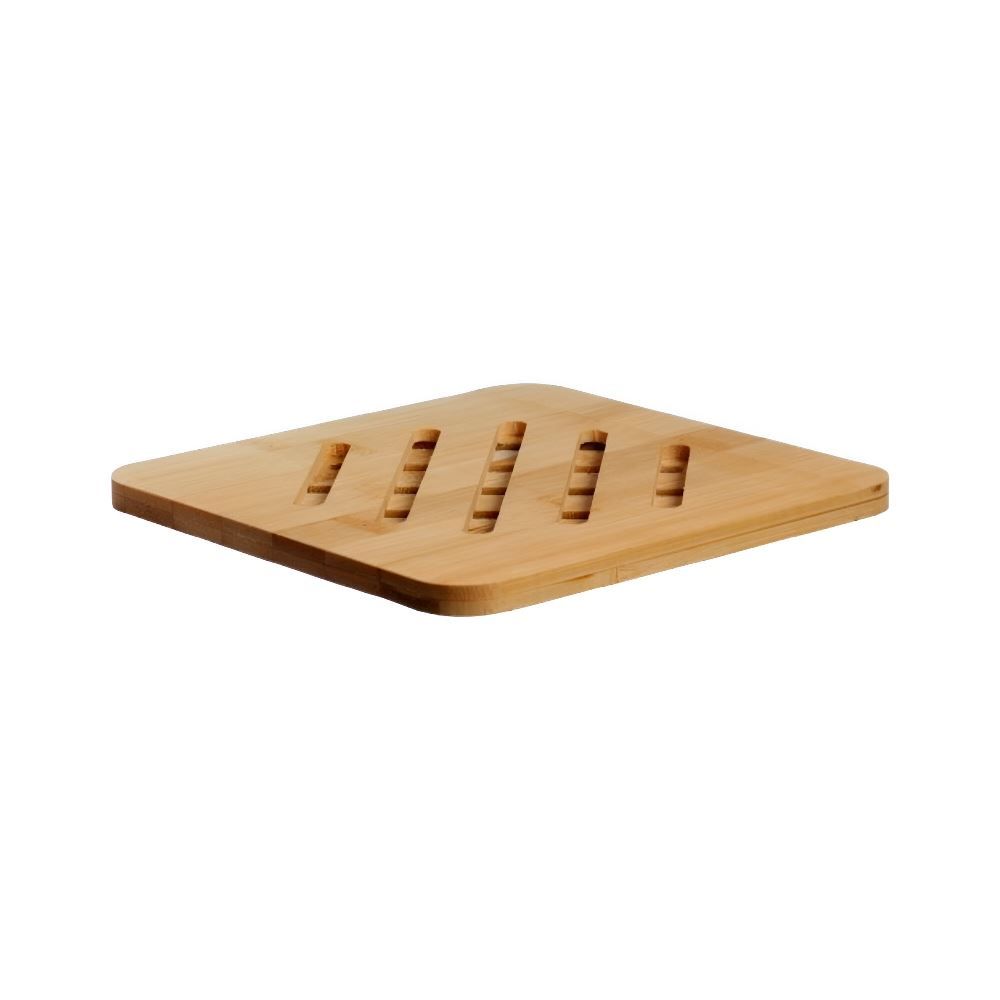 Descanso Para Panela De Bambu Quadrado Hauskraft - 16 Cm