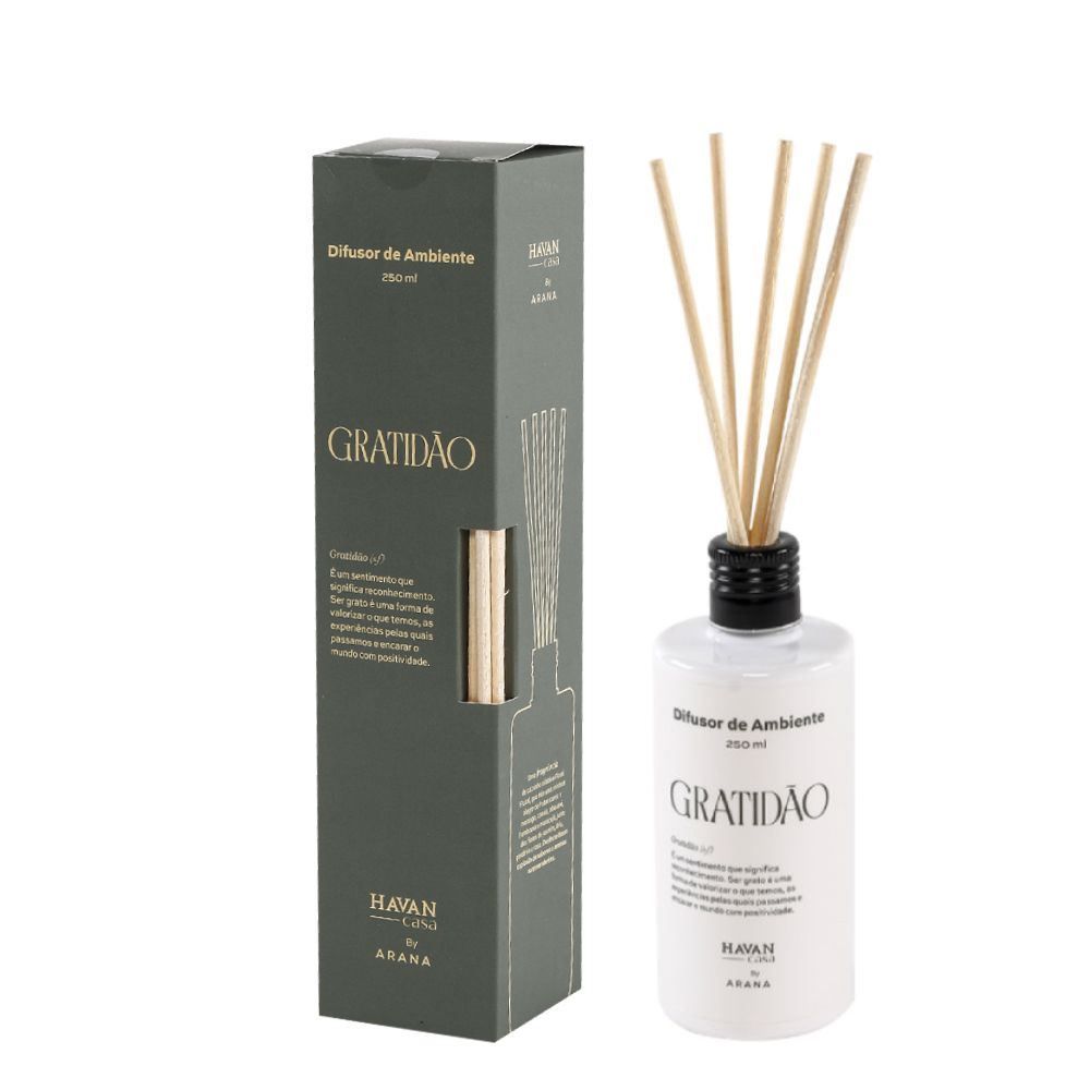 Difusor De Ambiente Gratidão Havan Casa By Arana - 250 ml
