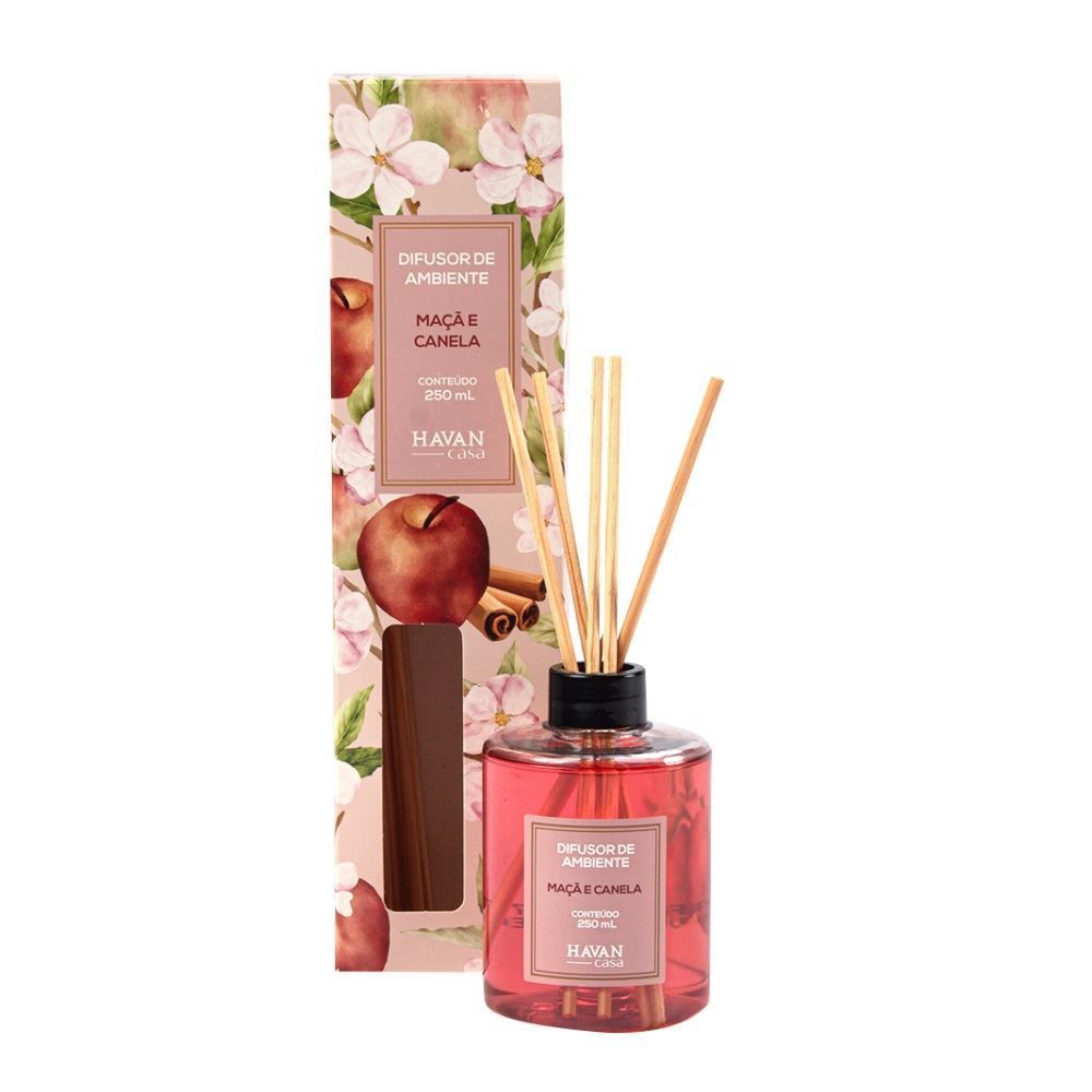Difusor De Ambientes 250Ml Havan Casa - Maçã e Canela
