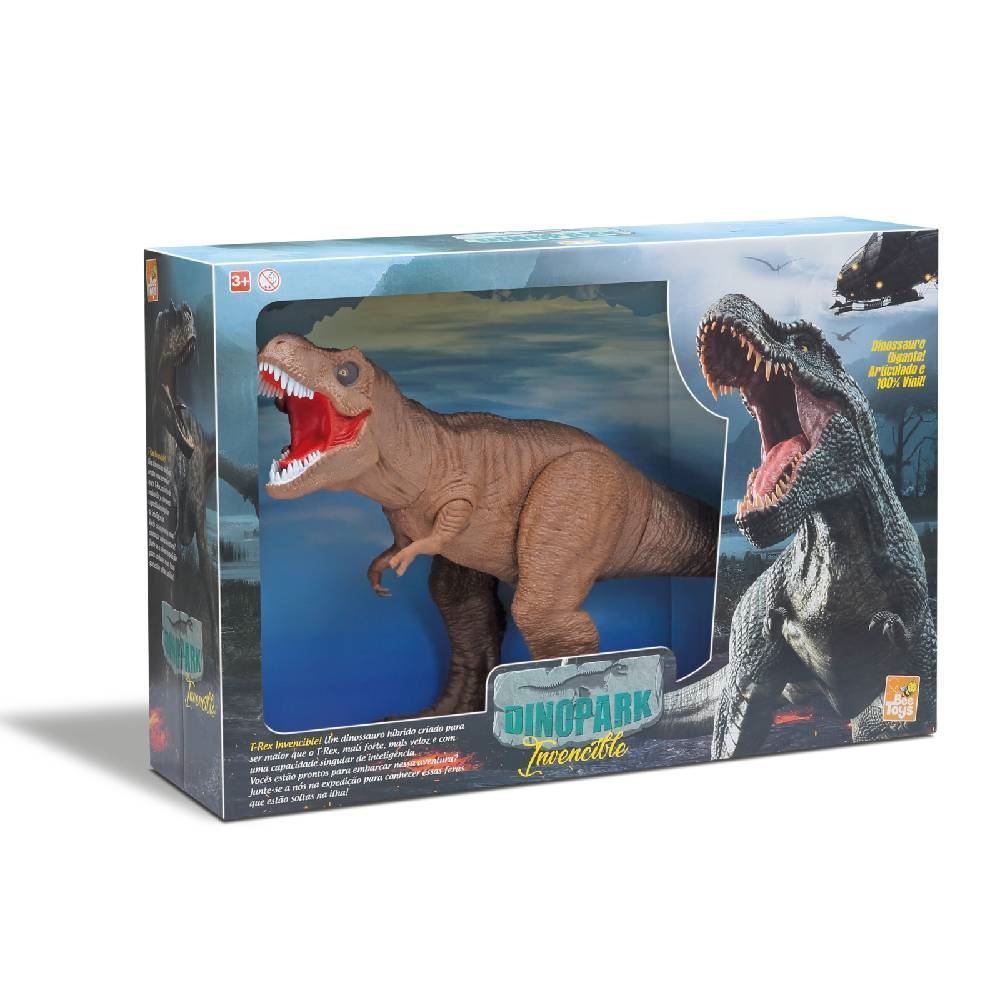 Dino Park Invencível T-Rex Rotobrinq - 0573