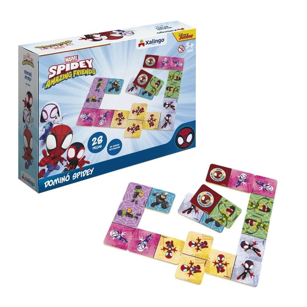 Dominó Spidey 28 Peças Xalingo - 17832