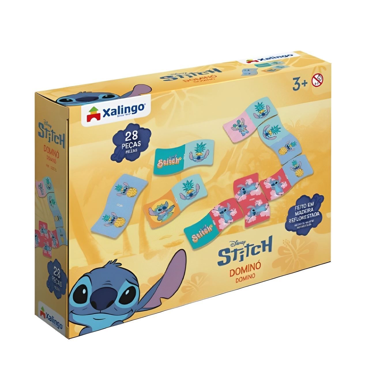 Dominó Stitch 28 Peças Xalingo - 1223.2
