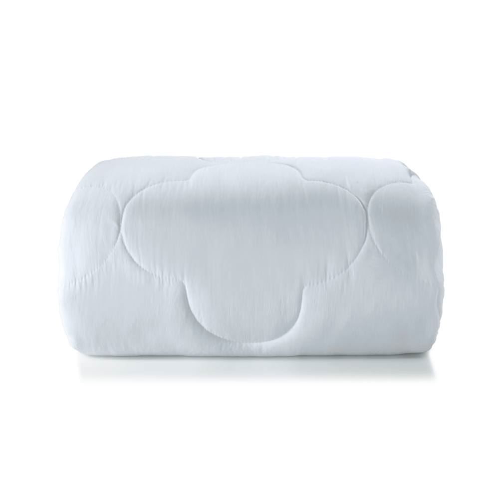 Edredom Casal 100% Poliéster Elegance Hedrons 1 Pç - Branco