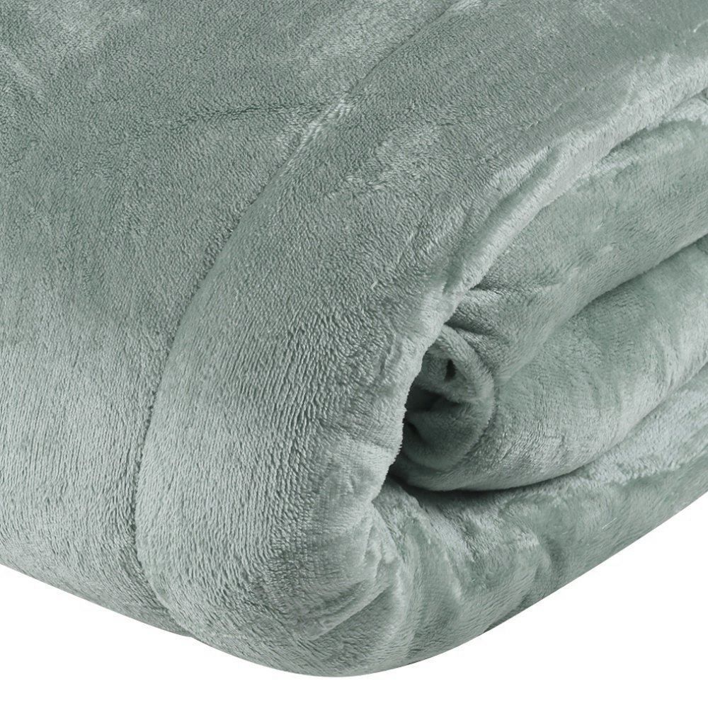 Edredom Casal 100% Poliéster Plush Provence Havan Casa - Verde