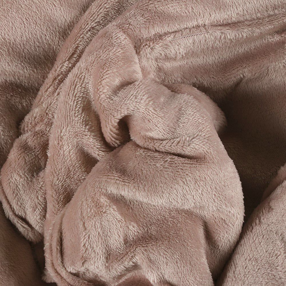 Edredom Casal 100% Poliéster Plush Provence Havan Casa - Bege