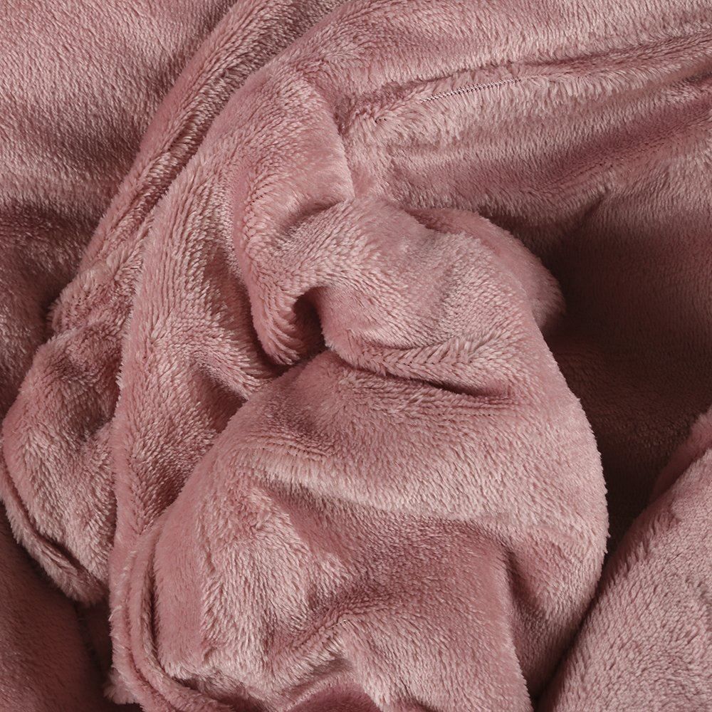 Edredom Casal 100% Poliéster Plush Provence Havan Casa - Rosa