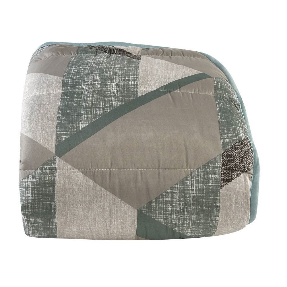 Edredom Casal Dupla Face 100% Poliéster Havan Casa - Gael Verde