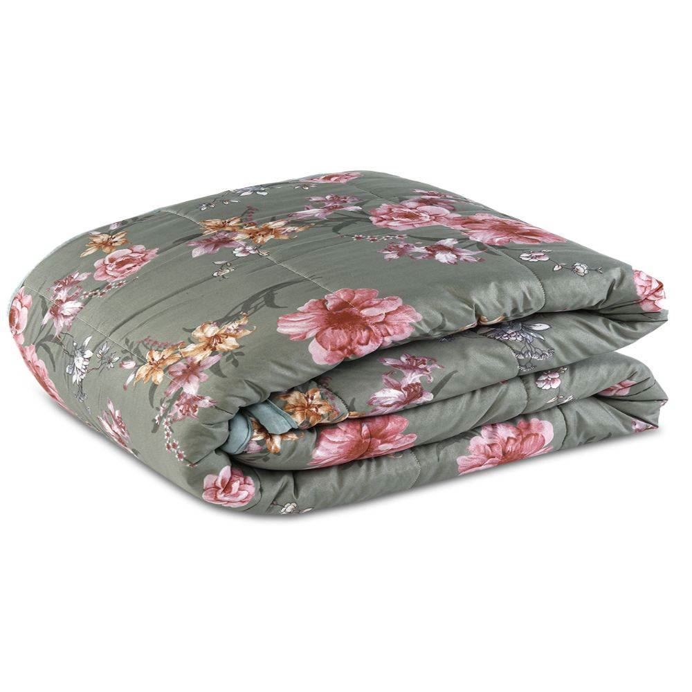 Edredom Casal Dupla Face 100% Poliéster Havan Casa - Luna Verde