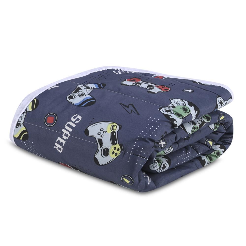 Edredom Casal Microfibra 100% Poliéster Kids Solecasa - Games