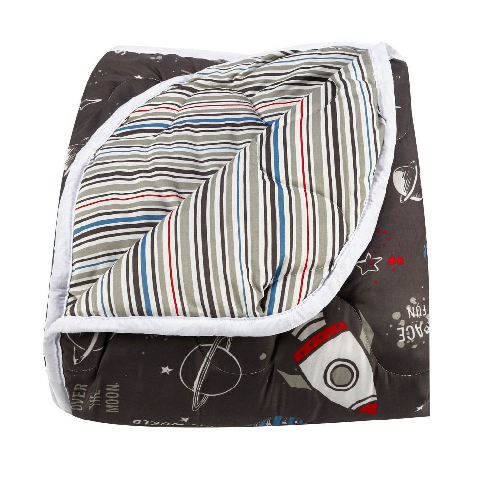 Edredom Casal Microfibra 100% Poliéster Kids Solecasa - Space