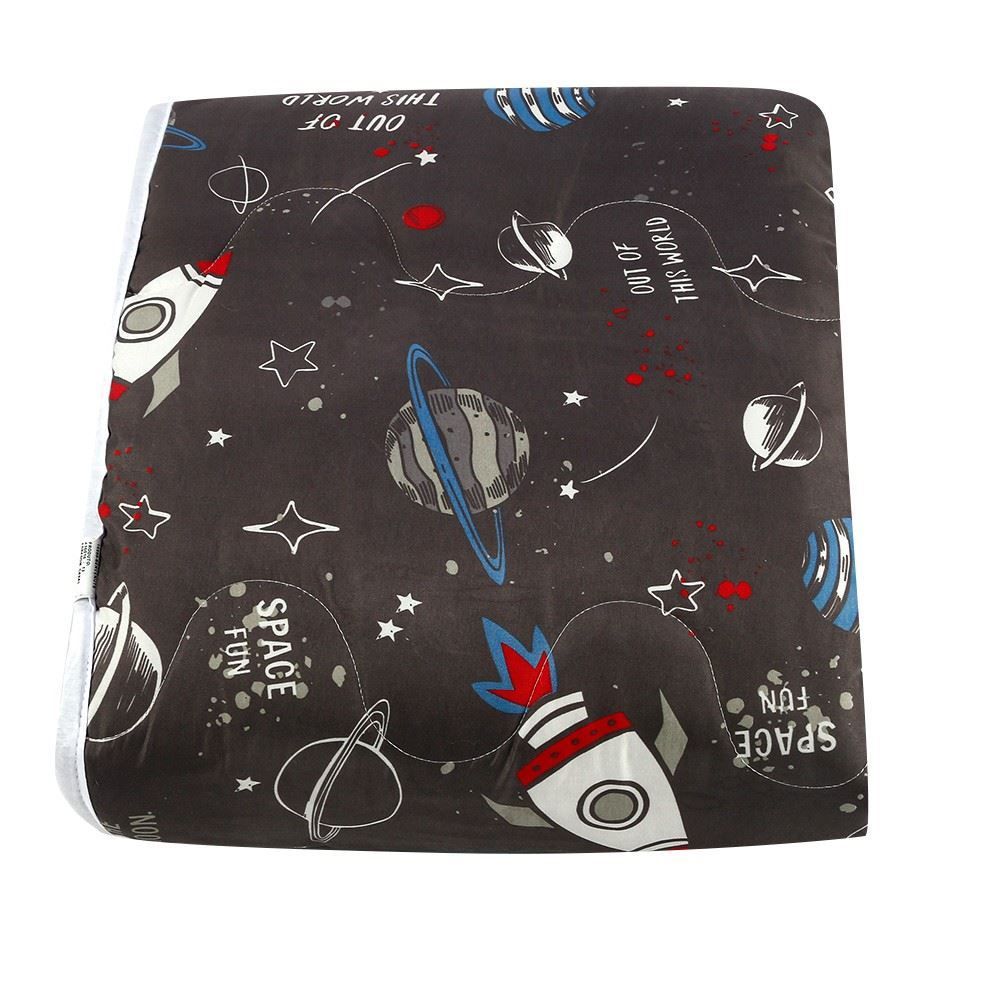 Edredom Casal Microfibra 100% Poliéster Kids Solecasa - Space