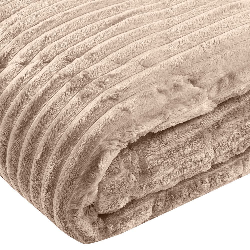 Edredom Casal Dupla Face Aspen 100% Poliéster Havan Casa - Taupe