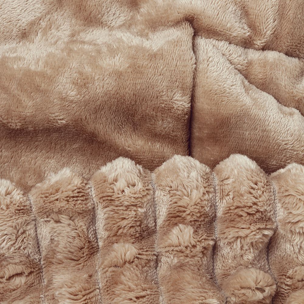 Edredom Casal Dupla Face Aspen 100% Poliéster Havan Casa - Taupe