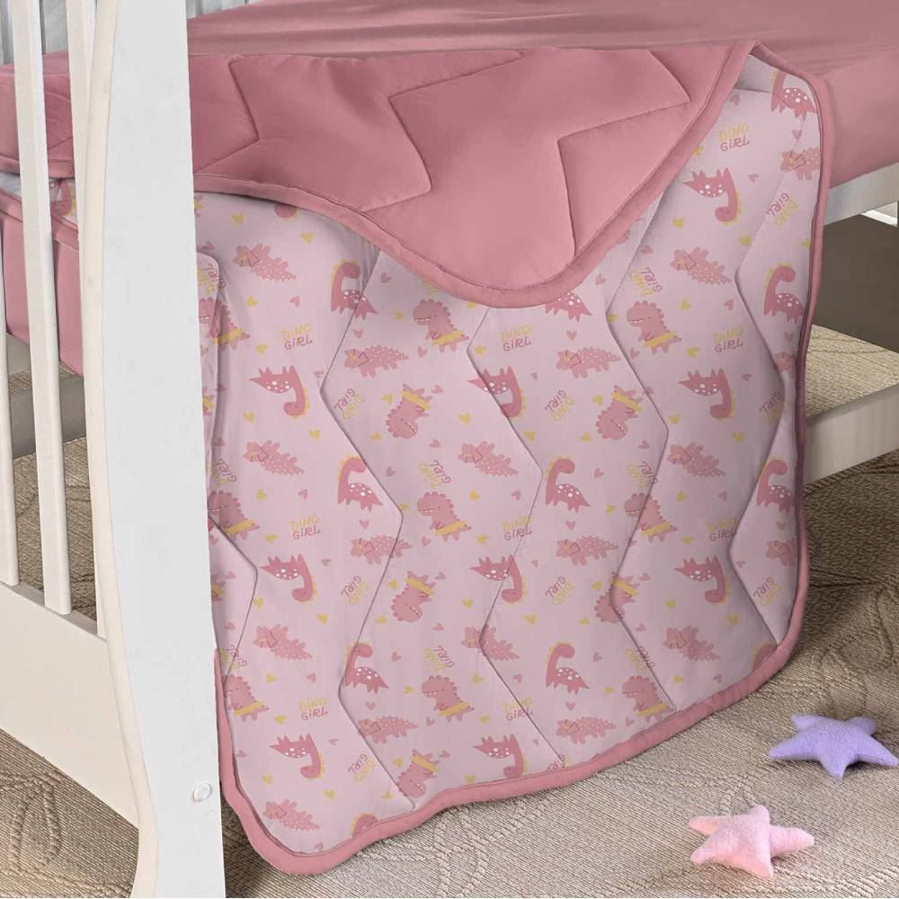 Edredom Para Berço Malha 100% Algodão Havan Baby - Girl