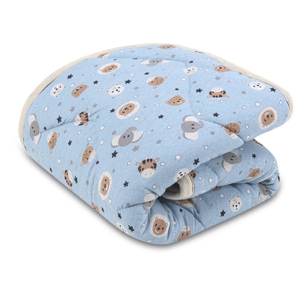 Edredom Para Berço Malha 100% Algodão Havan Baby - Safari