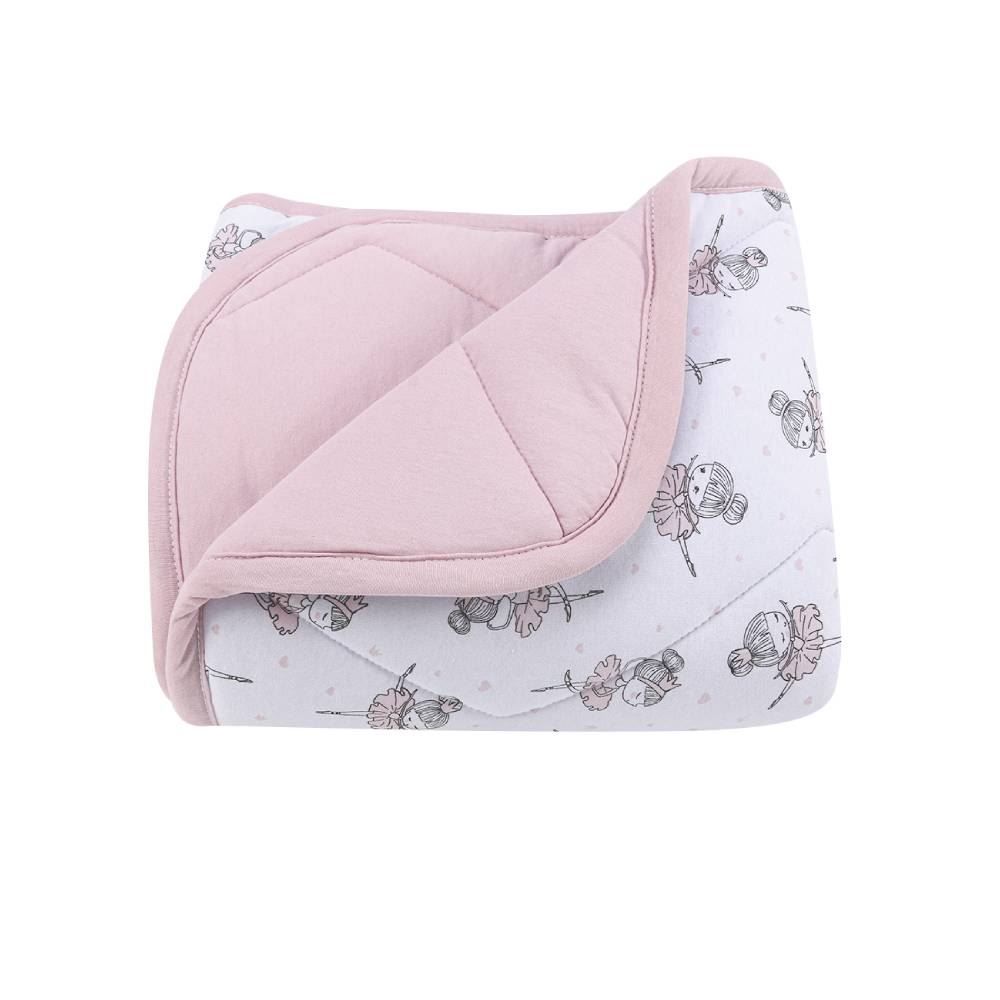 Edredom Para Berço Malha 100% Algodão Havan Baby - Bailarina