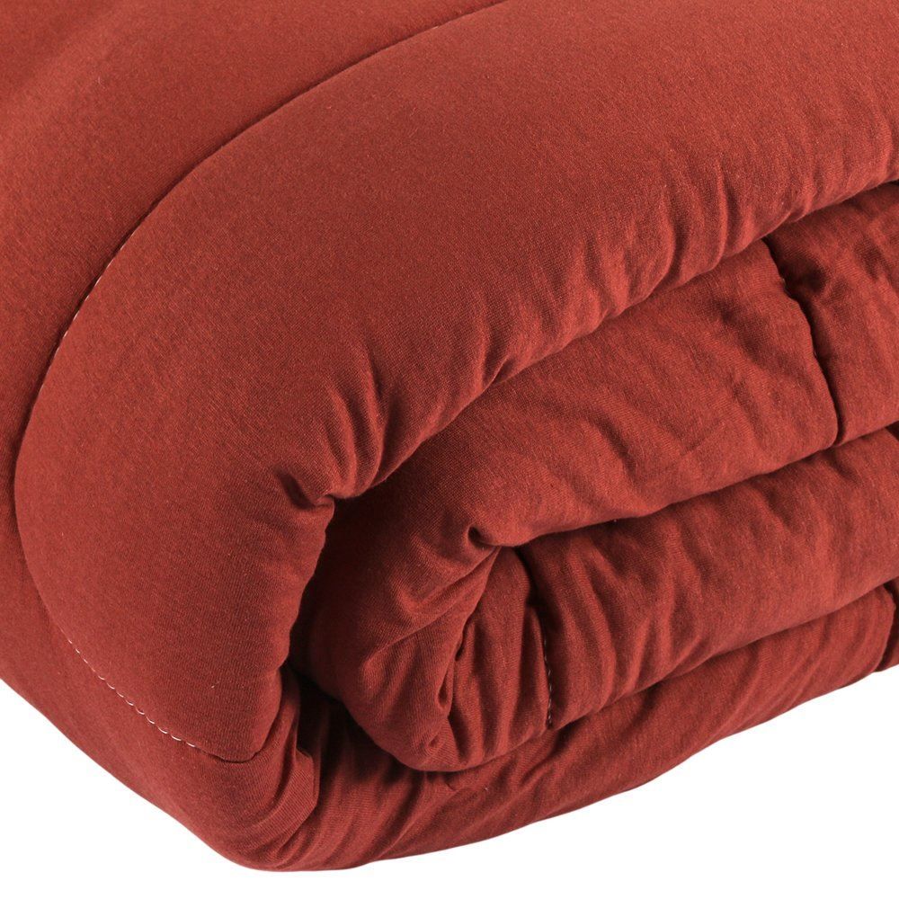 Edredom Queen 100% Algodão Malha Montreal Havan Casa - Ferrugem